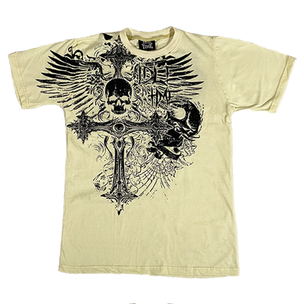 Skull Cross Tee (Creme)