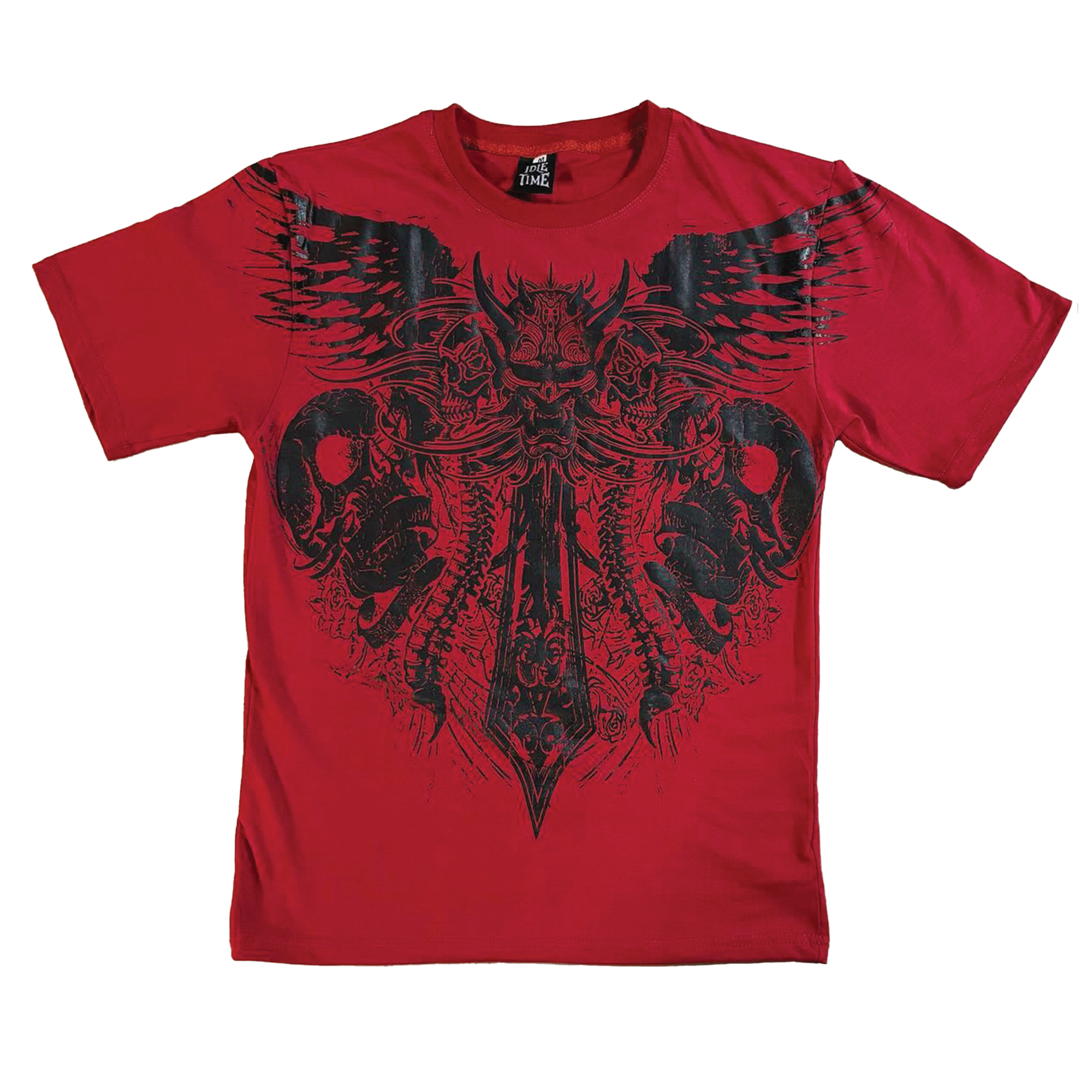 Oni Mask Tee (Crimson)